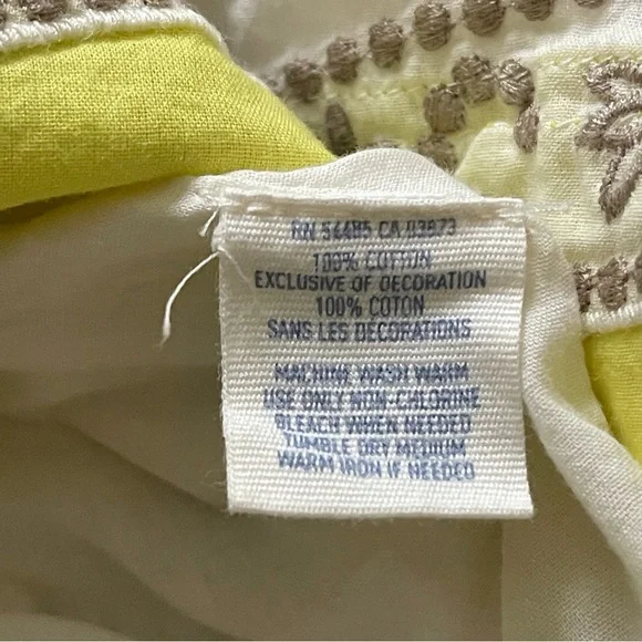 AERIE Dress Shift Summer Sundress Adjustable Straps Embroidered Size L - Picture 16 of 16